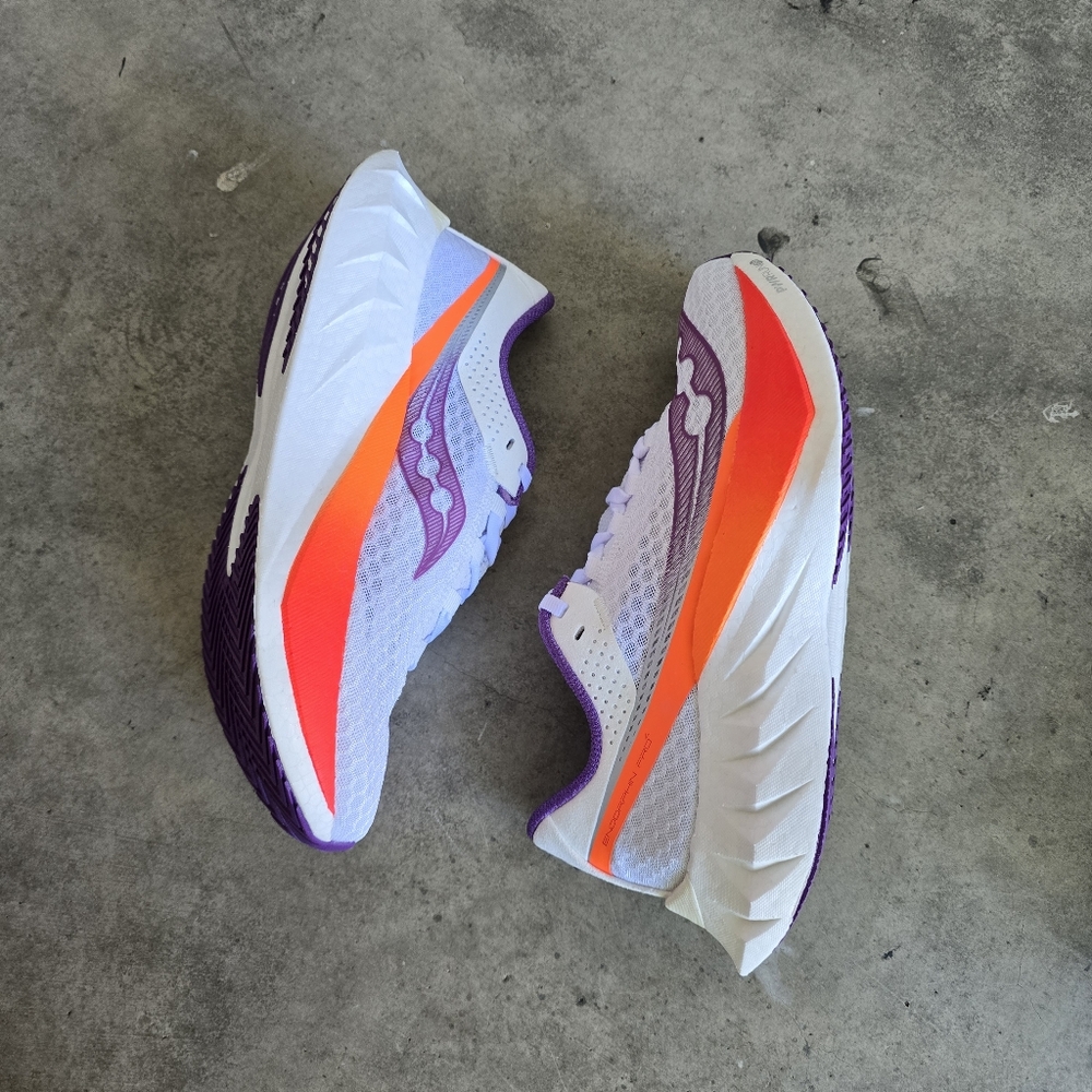 Saucony Women's Sneakers - White, Purple, and Orange